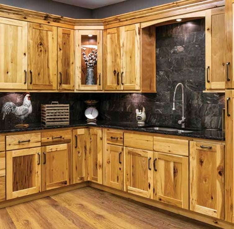 Hickory Shaker kitchen-2